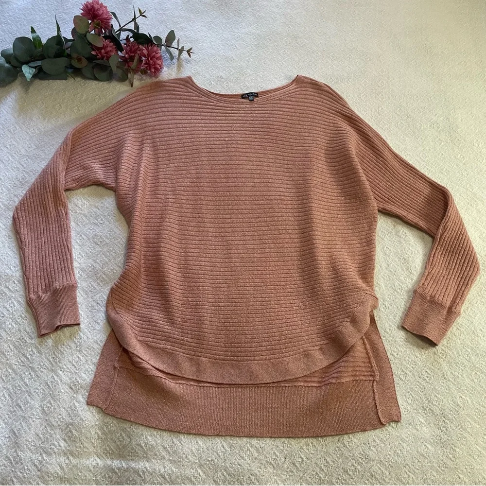 Hannah Women's Warm Rose Knit‎ Sweater Sparkle and Shine Size Medium~ Casual